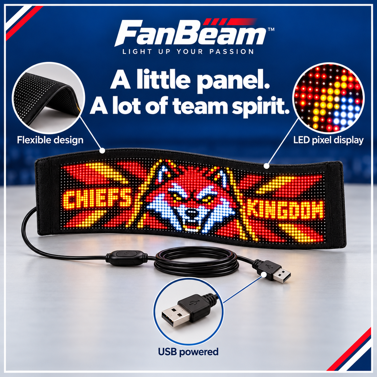 FanBeam™ Rear Window LED Panel